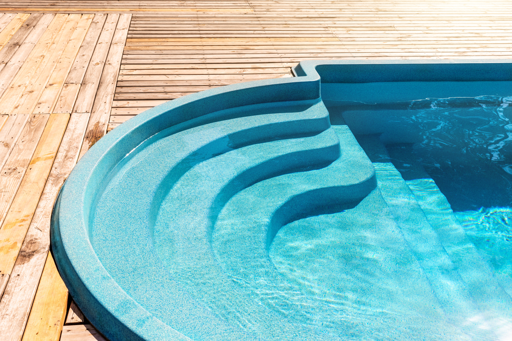 small space fiberglass spas
